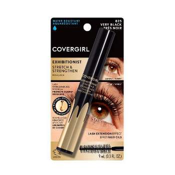 COVERGIRL Exhibitionist Stretch & Strengthen Water Resistant Mascara - Very Black 825 - 0.3 fl oz