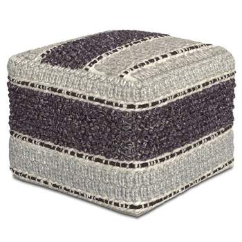 Birdrock Home Square Pouf Foot Stool Ottoman - Dusty Rose : Target