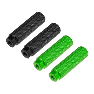Unique Bargains Universal Aluminum Alloy BMX MTB Bike Bicycle Axle Rear Foot Pegs Footrests Fit 3/8" 2 Pairs - 1 of 4