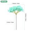Unique Bargains Plastic Durable Realistic Reusable Silk Hydrangea Flowers with Stems for Home Decor/Wedding 9.84 In - 3 of 4