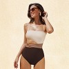Women's Cutout Cappuccino Tummy Control One-Piece Swimsuit - Cupshe - 2 of 4