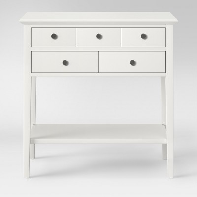 white console table target
