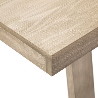 Seashell Wirebrush Solid Pine Farmhouse Dining Table, 72"