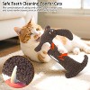 Cat Toy Kicker Pillow Large, Crinkle Sound Refillable Catnip Toy for Indoor Cats, Durable Plush Kitty Kicking Toy for Cat - 3 of 4