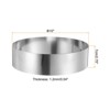Unique Bargains Stainless Steel Seamless Nonstick Mirror Coating Round Cake Ring - 2 of 4