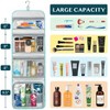 PAVILIA Travel Hanging Toiletry Bag Women Men, Large Capacity Makeup Kit, Waterproof Cosmetic Storage Organizer Case - 4 of 4