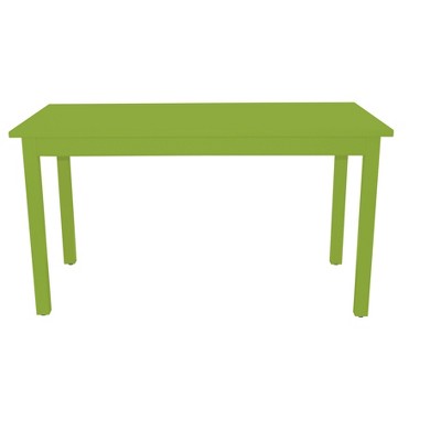 HomeRoots 60" Chartreuse Solid Wood Dining Table