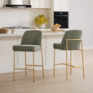 Spruce&Spring Modern 27 inch Counter Height Bar Stool Set of 2 - 1 of 4