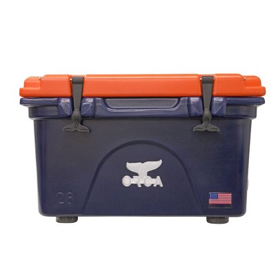 orange ice chest