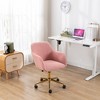 Ridstar Modern 360 Degree Swivel Office Chair with Adjustable Height-Pink - 4 of 4