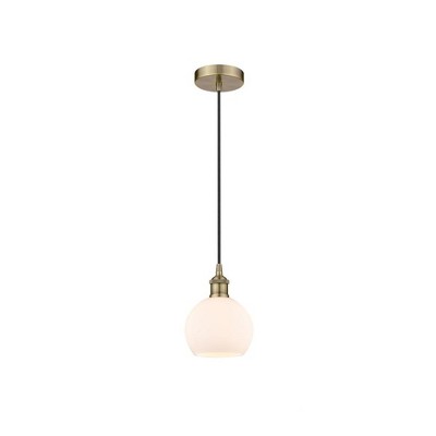 Athens - 1 Light Mini Pendant In Industrial Style-8.88 Inches Tall and 6 Inches Wide