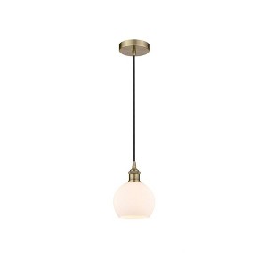 Athens - 1 Light Mini Pendant In Industrial Style-8.88 Inches Tall and 6 Inches Wide - 1 of 1