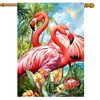 Briarwood Lane Summer House Flag 40x28 For Outdoor Flamingo Pair For Summer House Flag - 2 of 4