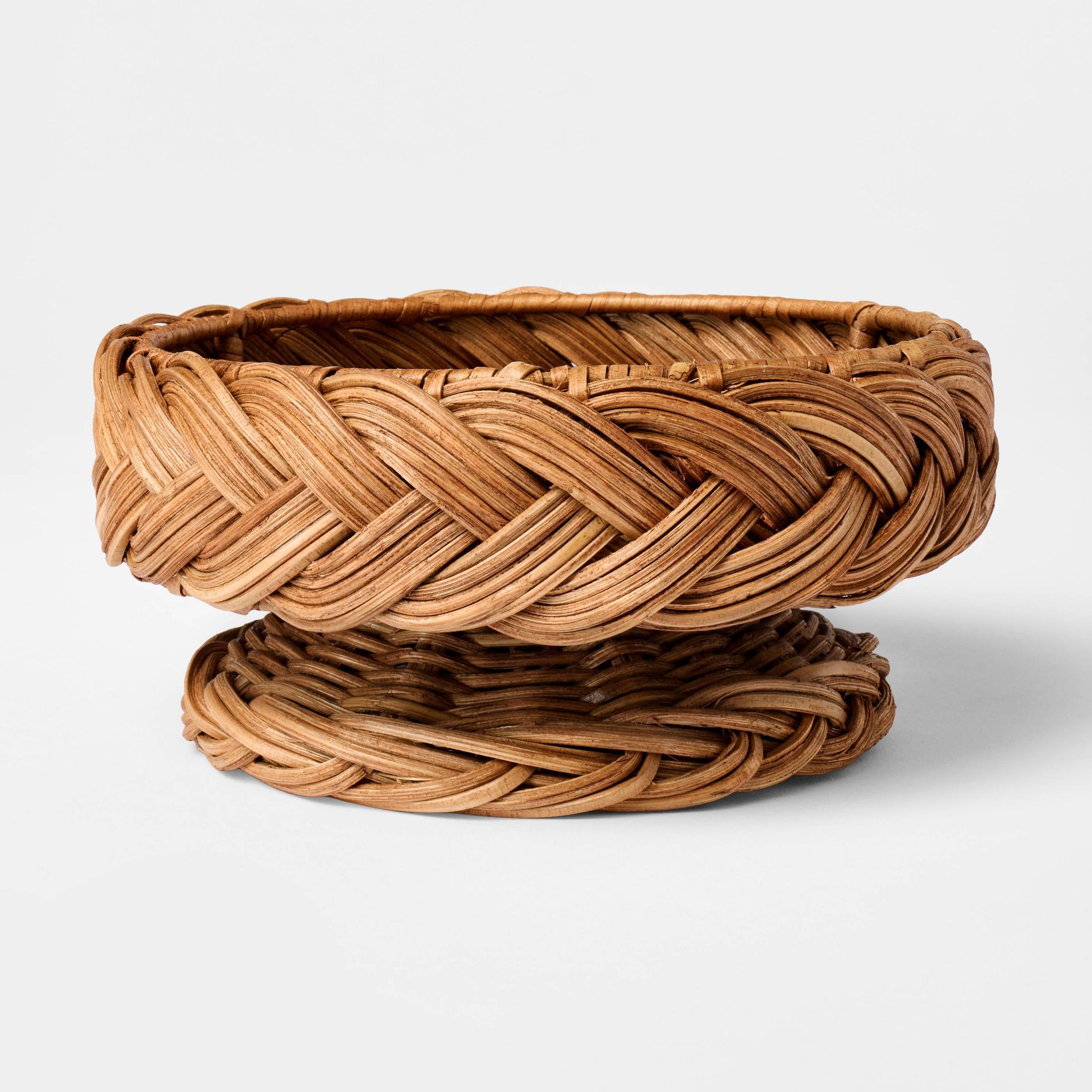 Braided Woven Rattan Wine Coaster - Threshold™ designed with Studio McGee