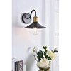 Elegant Lighting Etude 1 light brass and black Wall Sconce - 2 of 4