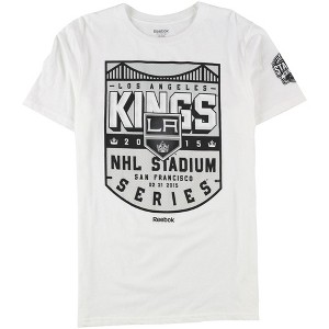 Reebok Mens NHL Stadium Series 2015 Graphic T-Shirt, White, Small - 1 of 2