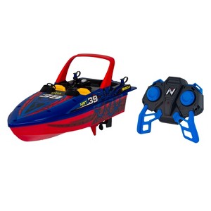 Nikko RC 1:16 Scale Race Boats Octo-Blue #39 Remote Control Boat - 1 of 2