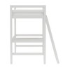 Kids' Twin Caspian Study Loft White - Hillsdale Furniture: Twin Loft Bed with Desk, Built-In Guard Rails, Hardwood Frame - 4 of 4