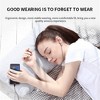 Earphones in ear noise cancelling wired earphones with microphone and volume control cable control tuning 3.5mm mobile phone earphones black - 2 of 4