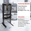 Hydraulic Shop Press 6 Ton, 13001LBS H-Frame Press with Movable Plates - for Garage & Professional Metalworking - 2 of 4