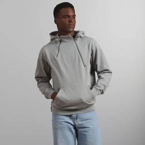 Men's Double Zipper Pullover Hooded Sweatshirt - 1 of 4