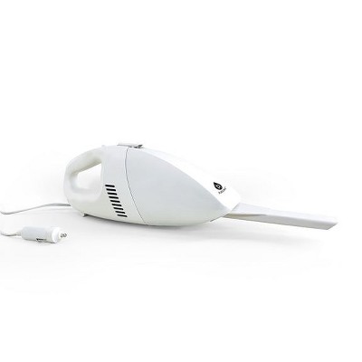 Compact White Bagless Car Vacuum Cleaner with 1800Pa Suction