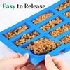 Aoibox 3-Piece Silicone Bar Mold Set for Baking Chocolate, Candy, Protein Bars, Caramel, Truffles, Brownies, Cheesecake, Ganache, Butter - 4 of 4