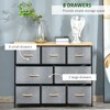 NicBex 5-Drawer Dresser with Fabric Drawers Closet Organizers and Storage with Steel Frame and Wooden Top for Bedroom, Living Room, Office - 3 of 4