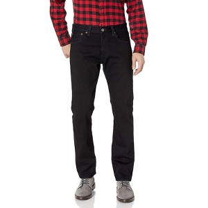 Levis Mens 501 Original Fit Jeans - Nickel Black - 1 of 2