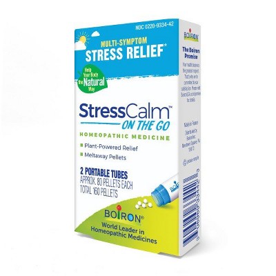 StressCalm On the Go by Boiron Homeopathic Medicine For Stress Relief  -  2 Tubes Box