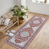 Area Rugs - Ultra-Thin Washble Rug, Stain Resistant Anti Slip Backing Rugs for Living Room,Bedroom, Vintage Home Decor Area Rug - 4 of 4