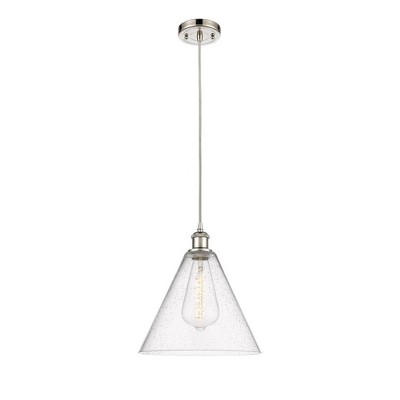 Berkshire - 1 Light Cord Hung Mini Pendant In Industrial Style-14.75 Inches Tall and 12 Inches Wide