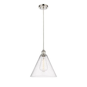 Berkshire - 1 Light Cord Hung Mini Pendant In Industrial Style-14.75 Inches Tall and 12 Inches Wide - 1 of 1