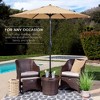 Best Choice Products 7.5ft Heavy-Duty Outdoor Market Patio Umbrella w/ Push Button Tilt, Easy Crank - 3 of 4