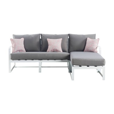 Mirabelle Outdoor Sectional - White - Adore Decor
