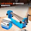 VEVOR Slip Roll Machine, 24 inches Forming Width in 16 Gauge Capacity, Sheet Metal Slip Roller Rolling Bending Machine, Blue - 4 of 4
