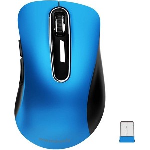 2.4G Portable Wireless Mouse, 1200 DPI Mobile Optical Cordless Mice with USB Receiver - 1 of 4