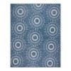 Gertmenian Tropea Tiaret Modern Geometric Navy Blue Beige Flatweave Indoor Outdoor Area Rug, 7'10"x10' - 2 of 4