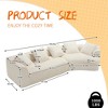 MOONMISS Boucle Sofa 3 Seater for Living Room Oversized  for Apartment, Office Right Hand Facing - 4 of 4