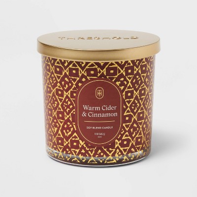 Vanilla Pumpkin Jar Candle Orange Gold 12oz- Threshold™