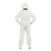 White Racing Suit and Helmet Adult Costume - 3 of 4