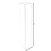 Uniquewise Large Tall Rectangular Wooden Modern Floor Vase - Sleek Contemporary Decor Accent for Living Room, Bedroom, Hallway and Entryway - 4 of 4
