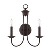 Livex Lighting Estate 2 - Light Wall Light in  Bronze - 3 of 4