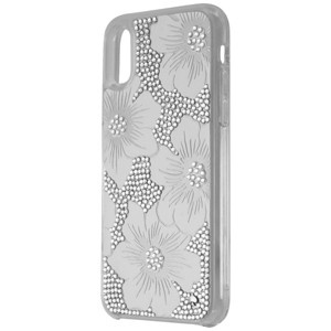 Kate Spade Clear Crystal Case for Apple iPhone Xs/X - Hollyhock Cream - 1 of 1