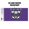 Transformers Decepticon Symbol Retro Automotive Bumper Sticker - 2 of 4
