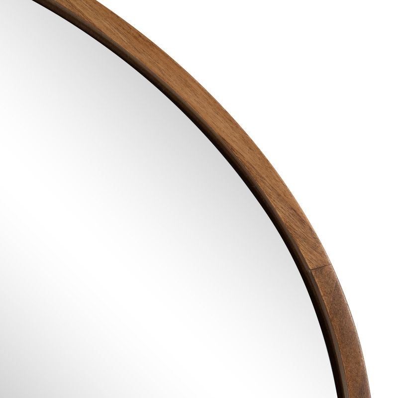 24&#34;x32&#34; Valenti Framed Oval Mirror Rustic Brown - Kate &#38; Laurel All Things Decor, 3 of 9