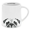 Collections Etc Adorable Pugs and Kisses Stoneware 17 oz. Mug - 2 of 2