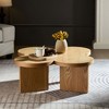 31.49" MDF Butterfly-Shape Coffee Table - 4 of 4