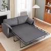 Whisen Corduroy Sleeper Sofa Bed & Recliner Sofa, Multi-Functional Pull Out Futon - 3 of 4