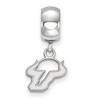 Black Bow Jewelry Sterling Silver South Florida Bulls NCAA Bead Charm - 2 of 4